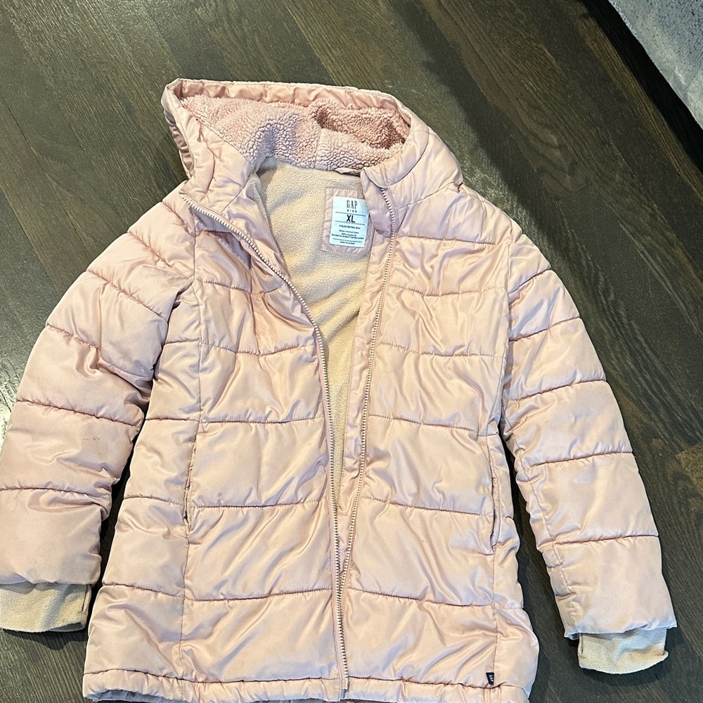 GAP Blush Pink Puffer Jacket for Kids